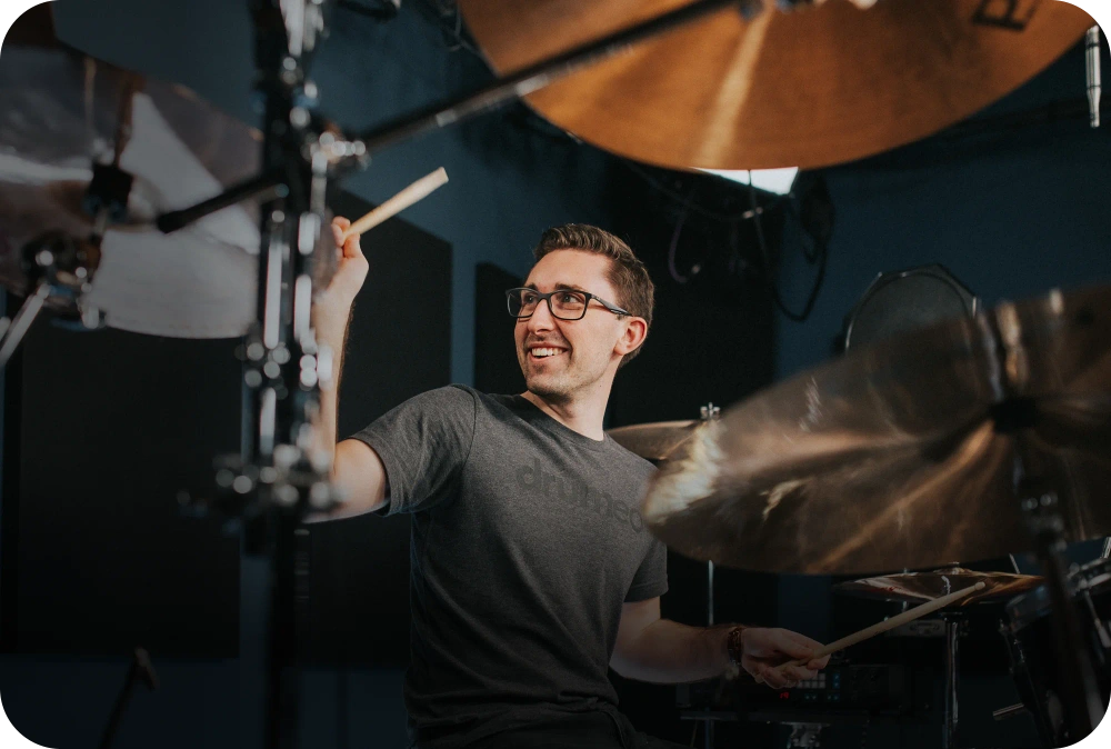 Learn To Play The Drums <br>35 Lessons