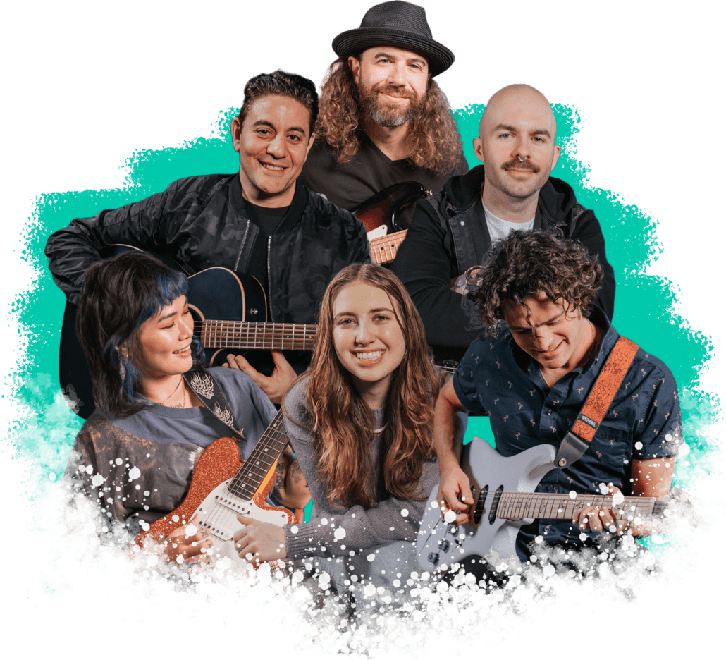 guitareo collage image