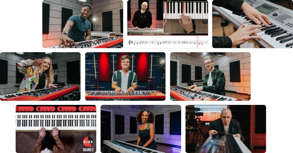 pianote collage image