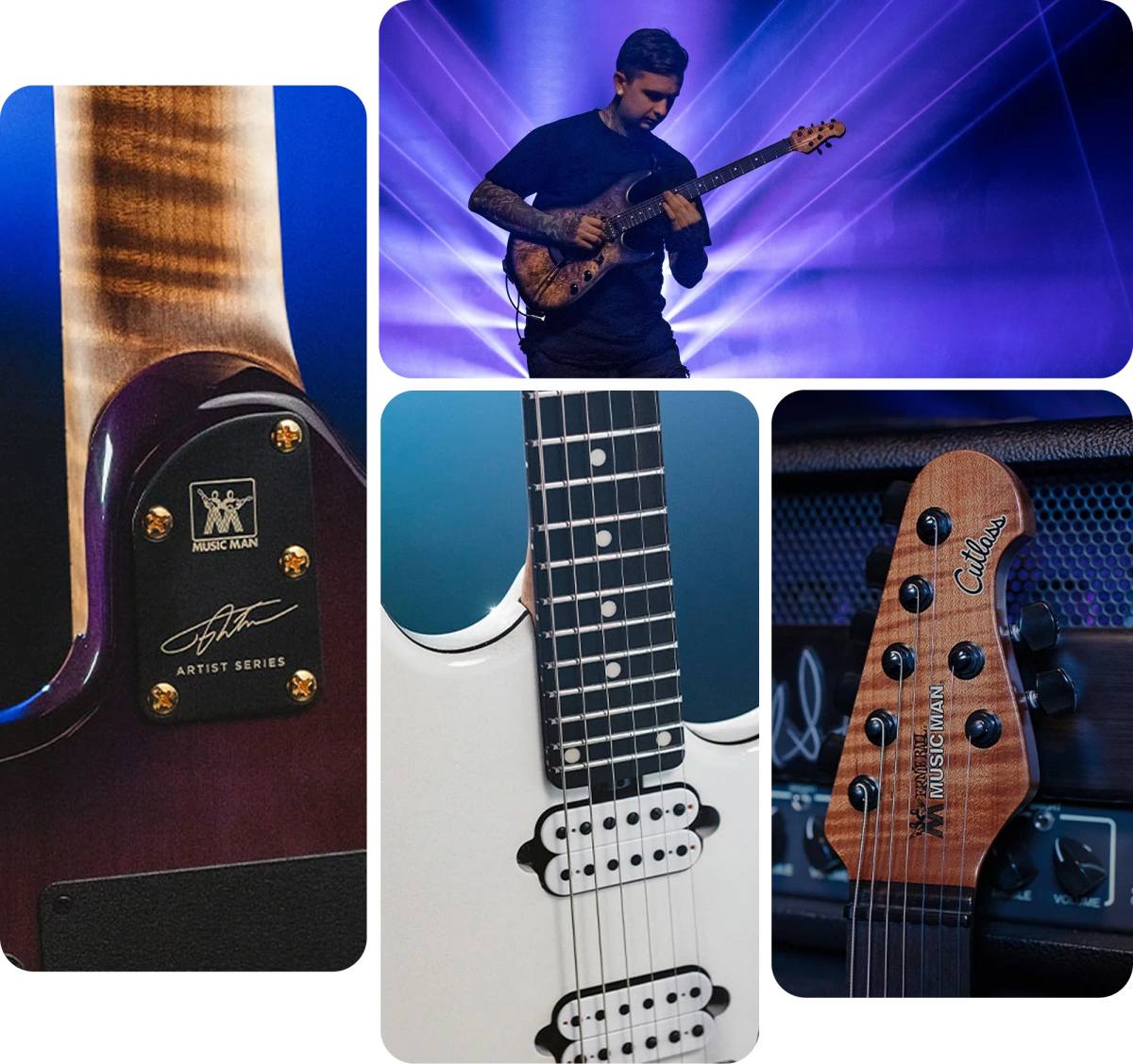 Jason Richardson playing his signature guitar