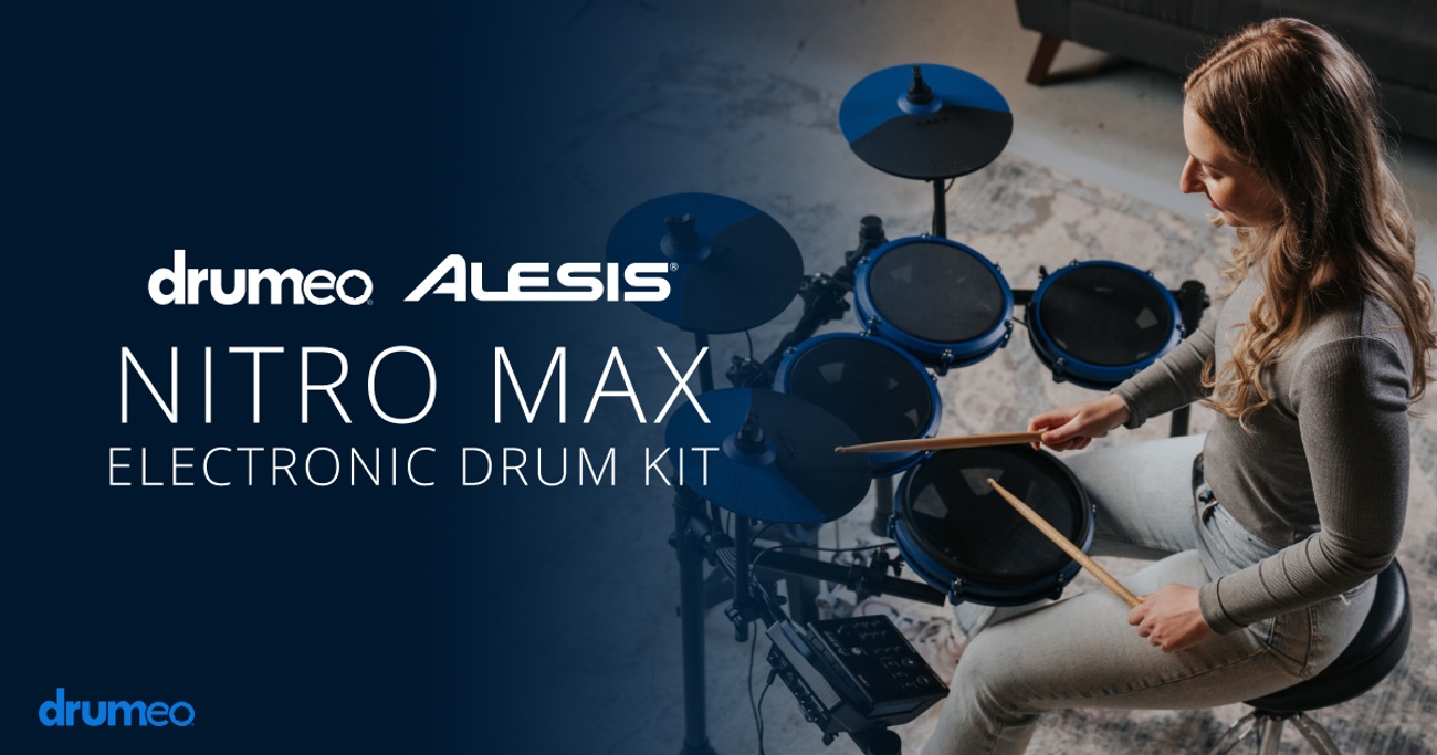 Alesis Nitro Max E-Kit | Drumeo Edition