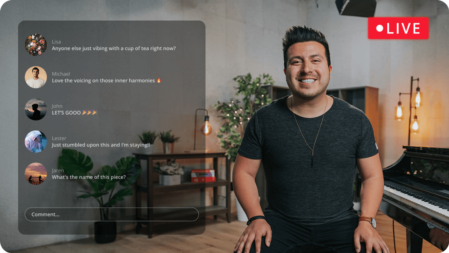 <strong>Weekly LIVE lessons</strong>