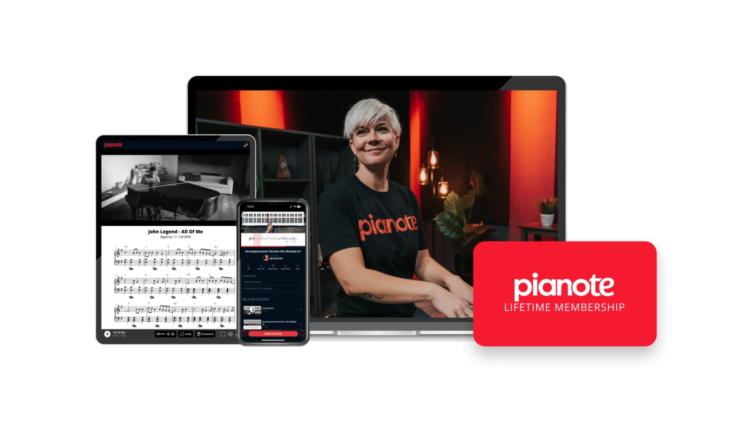 One Lifetime Pianote Membership