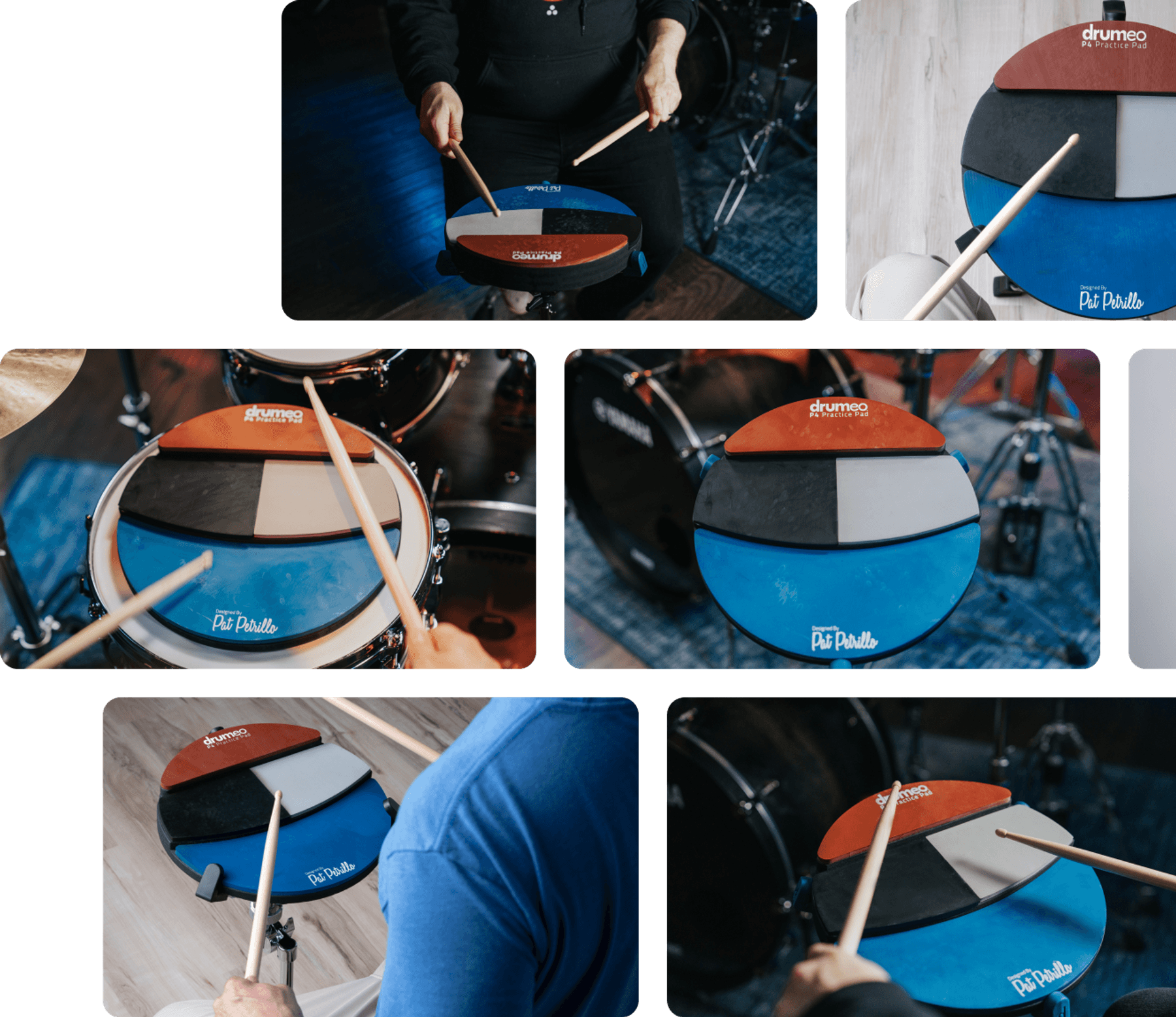 Drumeo P4 Practice Pad Designed By Pat Petrillo
