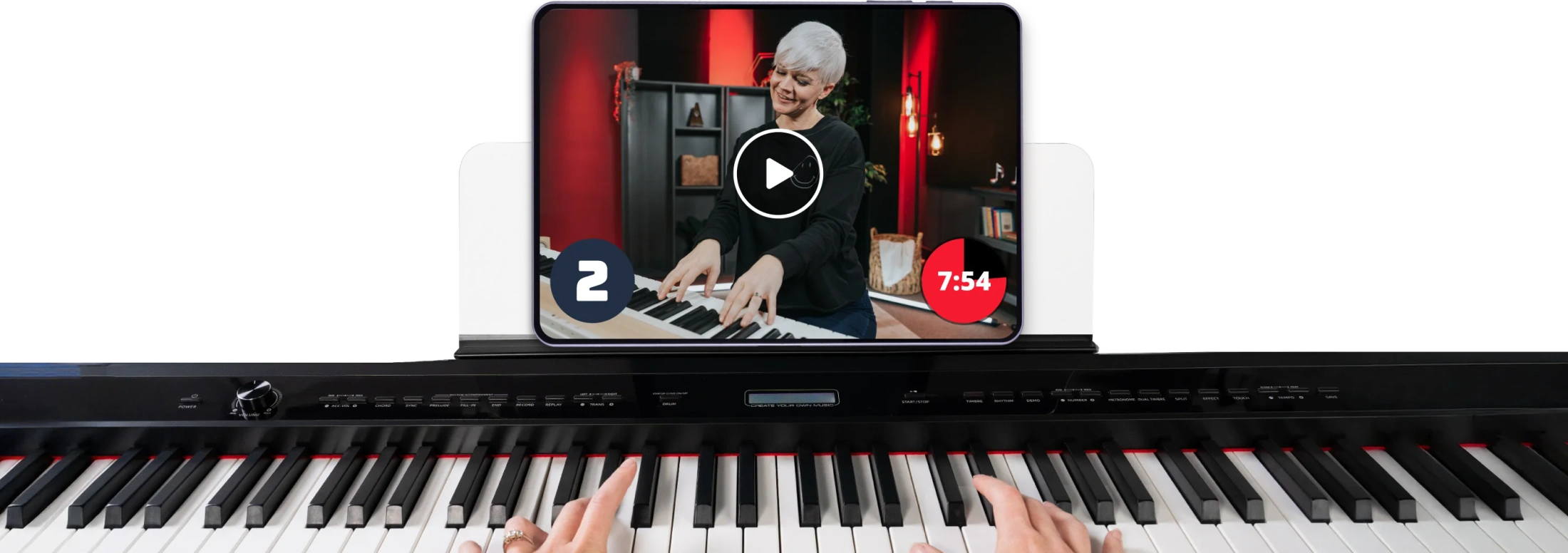 tablet piano