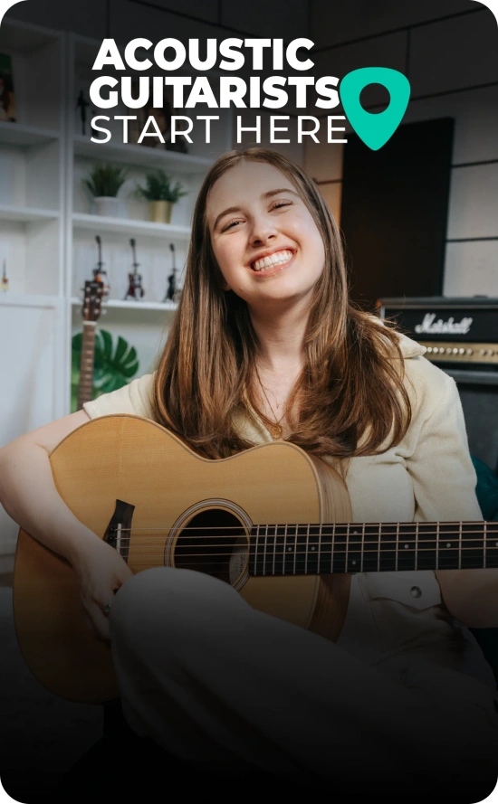 Play acoustic <br>guitar