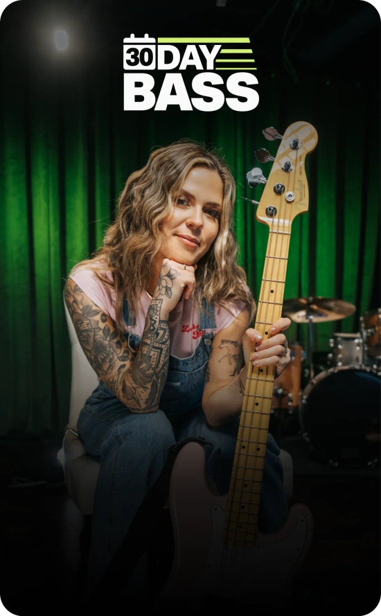 Play bass <br>guitar