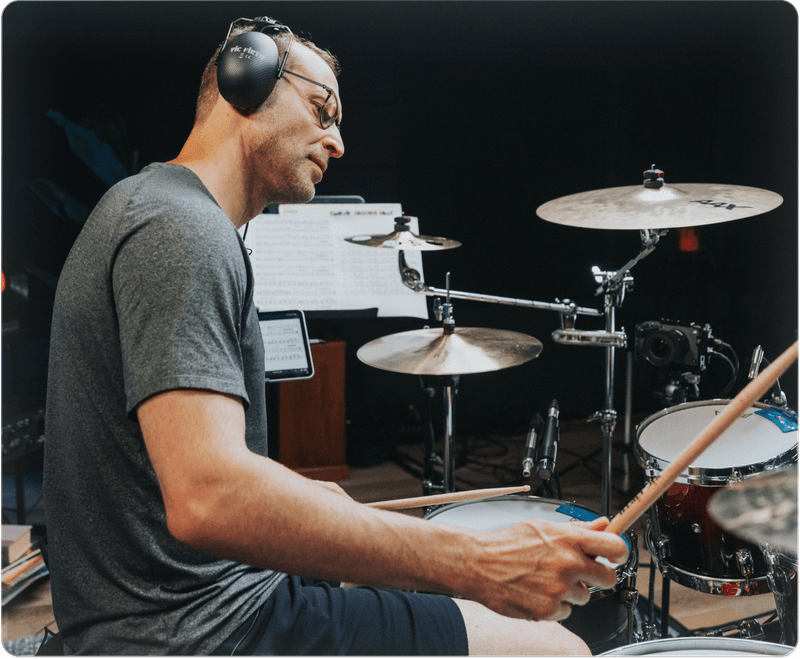 Petr Čech drumming