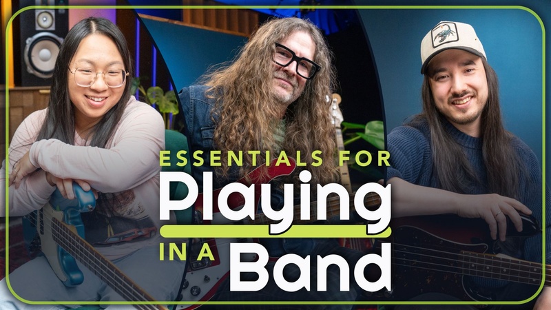 Play basslines that hold the band together.