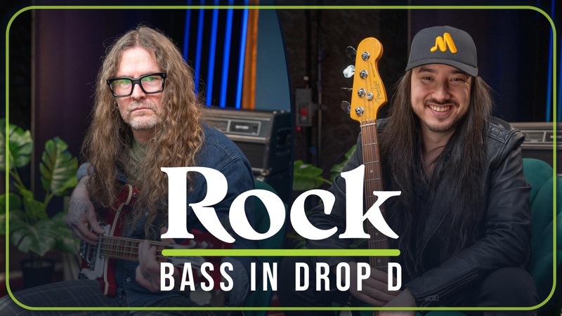 Drive rock tracks with Drop D power and punchy rhythm techniques.