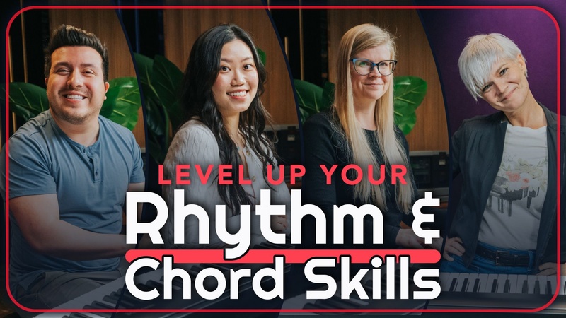 Level up your rhythm and chord skills.