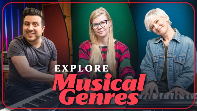 Explore new musical genres to expand your playing.