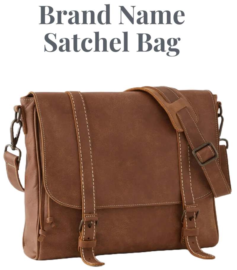 Brand Name Satchel Bag