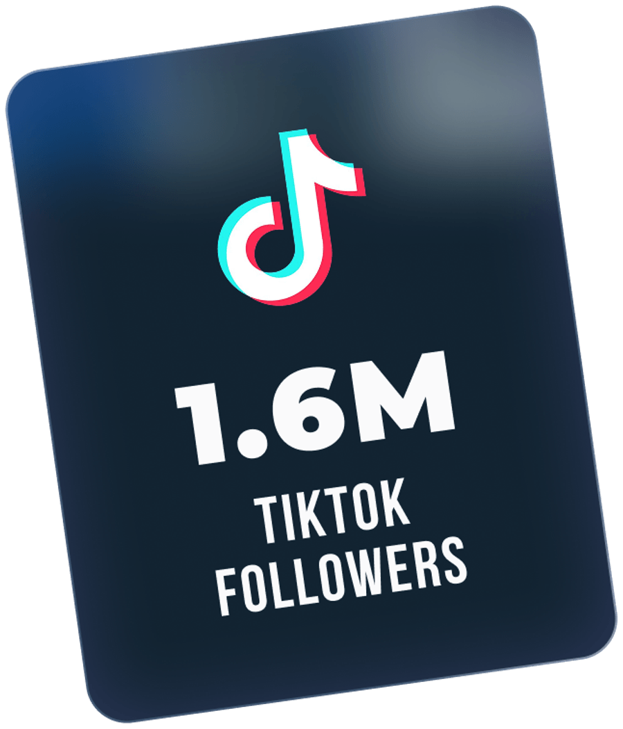 1.6M TikTok followers